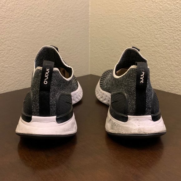 Nike React Phantom Run Flyknit 2 Black Slip On Running CJ0277-003 Mens Size 10.5 - Picture 5 of 8